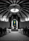 Wedding Photograph, Cupertino Church - Black & White & Color
