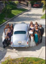 Wedding Photograph, San Jose - Bride's Family Leaves in Limo