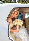 Wedding Photograph, San Jose Center for Spiritual Enlightenment - Bride waits in Limo