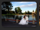 Wedding Photograph, Cupertino Park - Casual environmental portrait