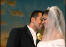 Wedding Photograph, Santa Clara Jubilee Christian Church - Close-up after ceremony