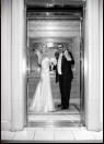 Wedding Photograph, San Jose Fairmont Hotel - Couple say good night 03