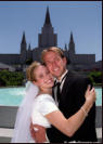 Wedding Photograph, Oakland Mormon Temple - Bride & Groom 16